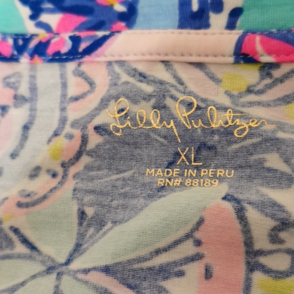 NWT Lilly Pulitzer Finn Top XS,M, XL - Picture 10 of 15